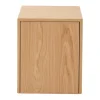 New Works Tische-Beistelltisch Mass mit Schublade, Eiche