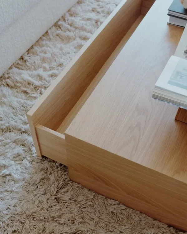Northern Tische-New Works Beistelltisch Mass High mit Schublade, Eiche