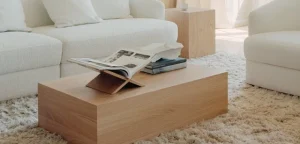 Northern Tische-New Works Beistelltisch Mass High mit Schublade, Eiche