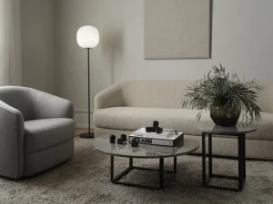 Tapio Anttila Collection Sofas Und Liegen-New Works Covent Sofa 3-Sitzer, tief, Hellbeige