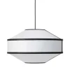 Frandsen Deckenleuchten-New Works Kite Pendelleuchte, 55 cm, weiß - schwarz