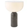 Flos Tragbare Lampen-New Works Kizu Tischleuchte, Gris du Marais Marmor