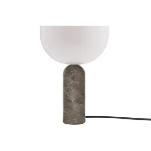New Works Tischlampen-Kizu Tischleuchte, klein, Gris du Marais Marmor