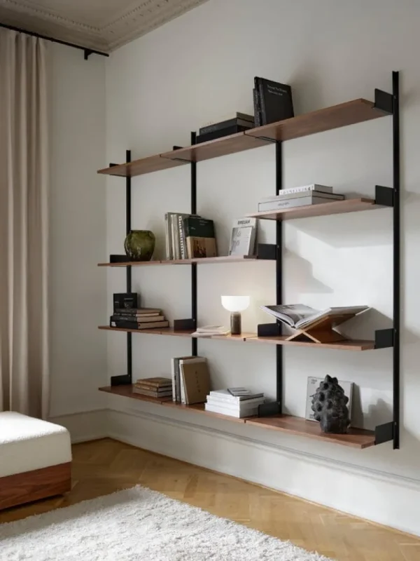 Flos Tragbare Lampen-New Works Kizu Tischleuchte, Gris du Marais Marmor