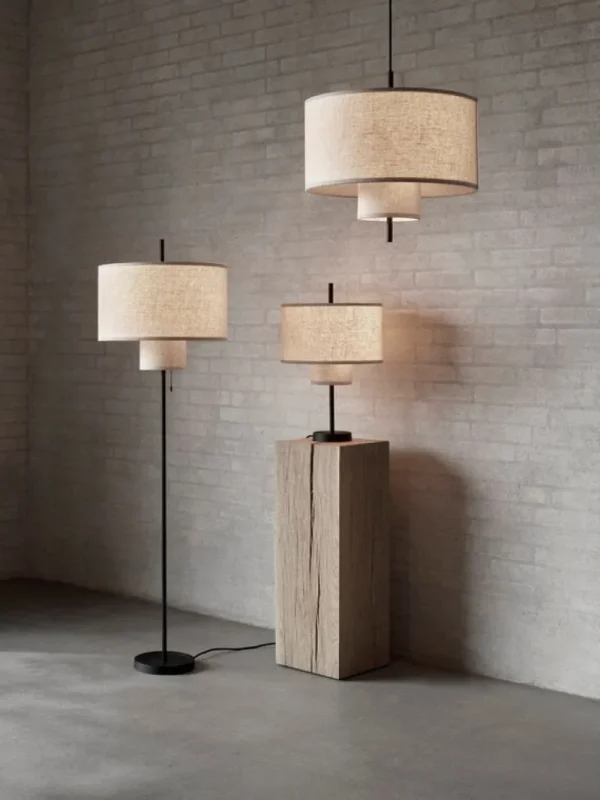 Louis Poulsen Tischlampen-New Works Margin Tischleuchte, Beige