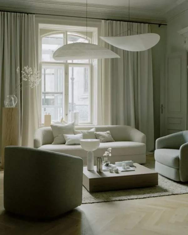 New Works Tische-Mass Wide Couchtisch, Walnuss