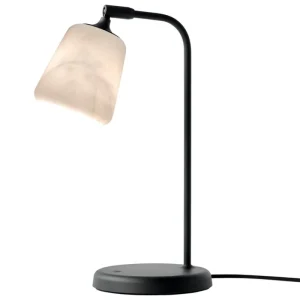 Flos Tischlampen-New Works Material Tischleuchte, The Black Sheep Edition, weißer Marmor