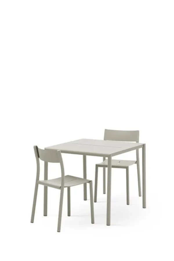 New Works Terrassenmöbel | Tische^May-Tisch, 85 x 85 cm, Hellgrau