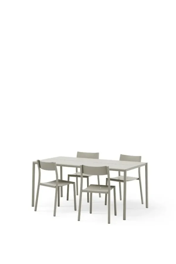 New Works Terrassenmöbel | Tische^May-Tisch, 170 x 85 cm, Hellgrau