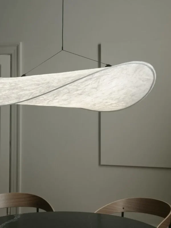 Normann Copenhagen Deckenleuchten-New Works Tense Pendelleuchte 120 cm, Weiß
