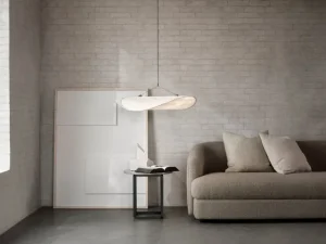 Normann Copenhagen Deckenleuchten-New Works Tense Pendelleuchte 120 cm, Weiß