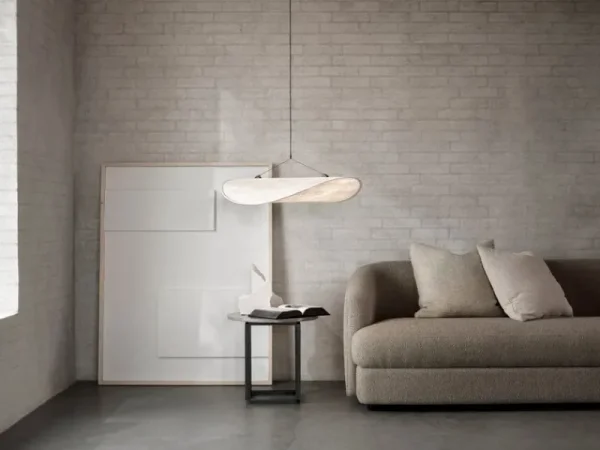 Normann Copenhagen Deckenleuchten-New Works Tense Pendelleuchte 120 cm, Weiß