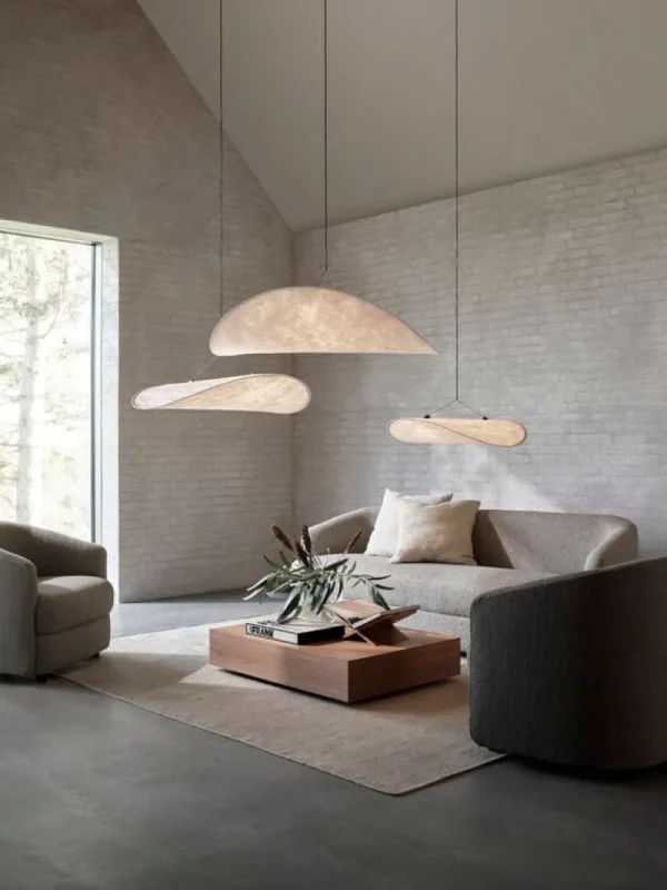 Normann Copenhagen Deckenleuchten-New Works Tense Pendelleuchte 120 cm, Weiß