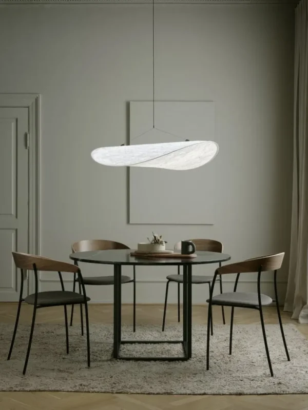 Normann Copenhagen Deckenleuchten-New Works Tense Pendelleuchte 120 cm, Weiß