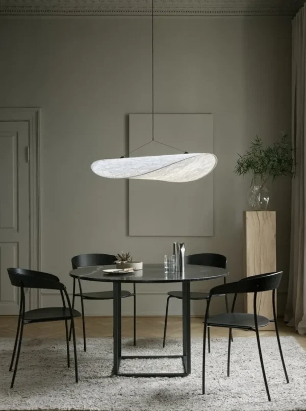 Normann Copenhagen Deckenleuchten-New Works Tense Pendelleuchte 120 cm, Weiß