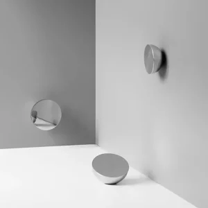 New Works Badezimmerspiegel | Spiegel^Tischspiegel Aura, Edelstahl