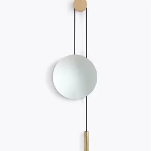 New Works Badezimmerspiegel | Spiegel^Wandspiegel Rise & Shine, Messing