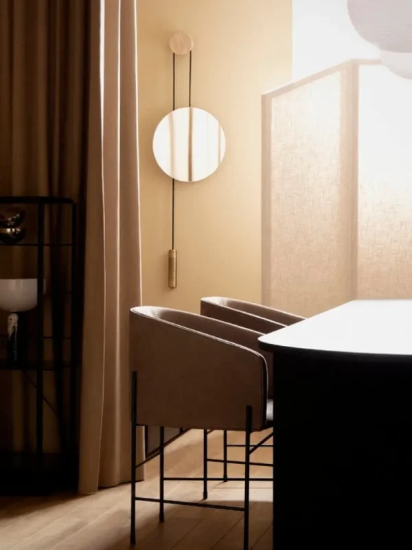 New Works Badezimmerspiegel | Spiegel^Wandspiegel Rise & Shine, Messing