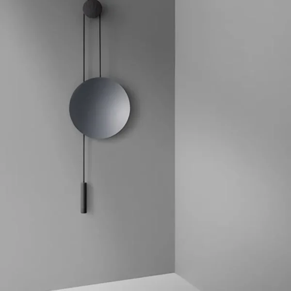 New Works Badezimmerspiegel | Spiegel^Wandspiegel Rise & Shine, schwarzer Stahl