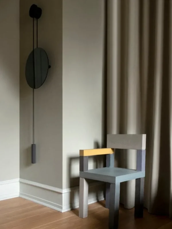 New Works Badezimmerspiegel | Spiegel^Wandspiegel Rise & Shine, schwarzer Stahl