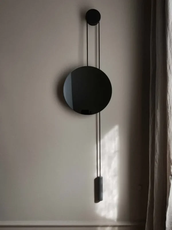 New Works Badezimmerspiegel | Spiegel^Wandspiegel Rise & Shine, schwarzer Stahl