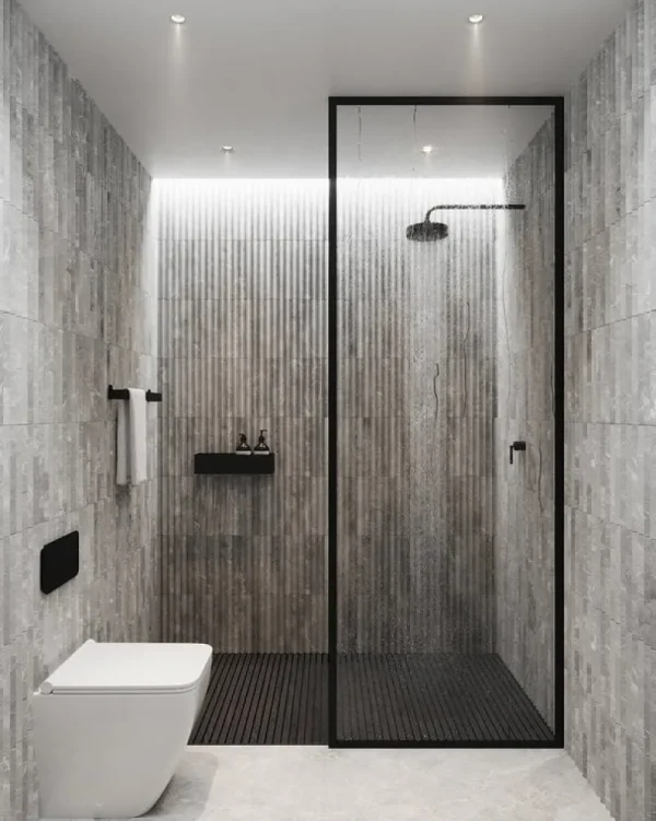 Nichba Badezimmeraccessoires^Badregal 40, Schwarz