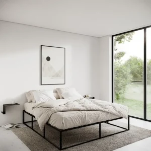 ferm LIVING Betten-Nichba Bettgestell, Schwarz