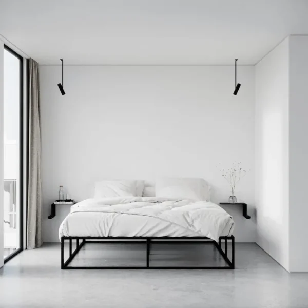 ferm LIVING Betten-Nichba Bettgestell, Schwarz