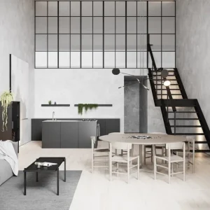 HAY Tische-Nichba Couchtisch, 115 x 55 cm, Schwarz