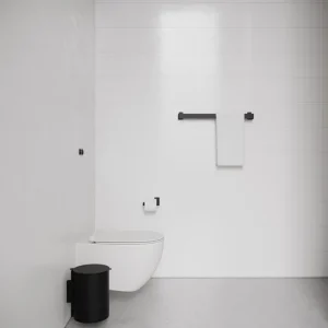 Nichba Abfalleimer | Badezimmeraccessoires^Kosmetikeimer, Schwarz