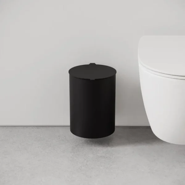 Nichba Abfalleimer | Badezimmeraccessoires^Kosmetikeimer, Schwarz