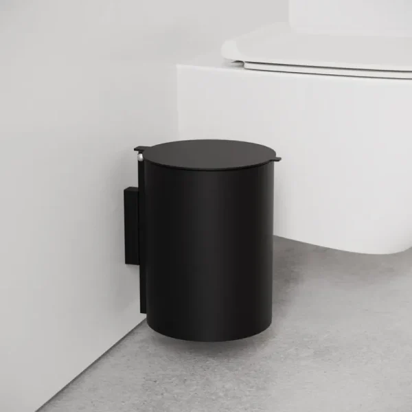 Nichba Abfalleimer | Badezimmeraccessoires^Kosmetikeimer, Schwarz