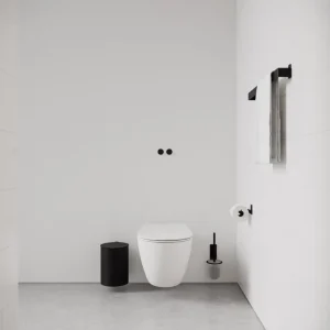 Nichba Abfalleimer | Badezimmeraccessoires^Kosmetikeimer, Schwarz