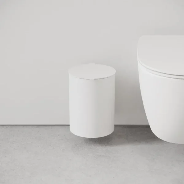 Nichba Abfalleimer | Badezimmeraccessoires^Kosmetikeimer, Weiß