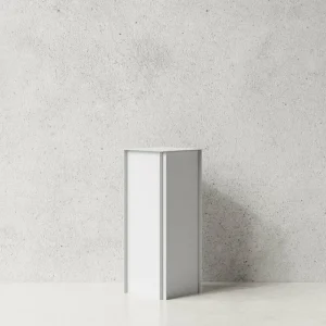 Audo Copenhagen Tische-Nichba Pedestal 65 Beistelltisch, Weiß