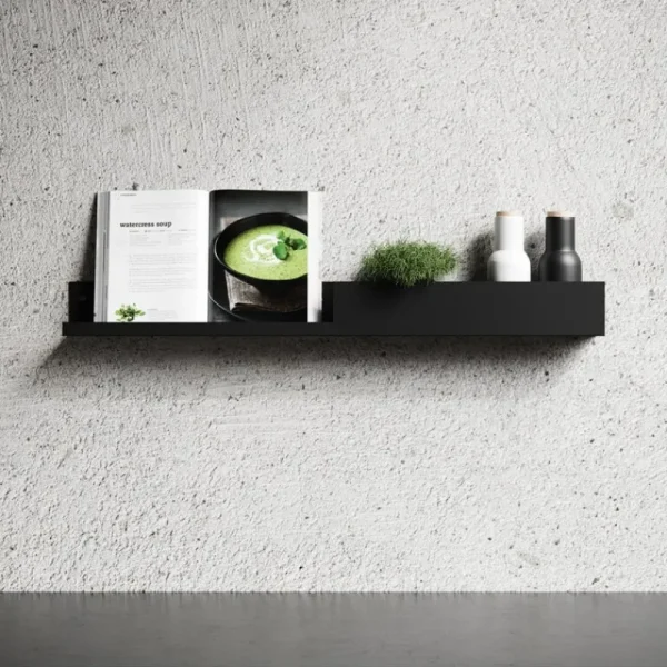 Nichba Regale-Shelf U40 Wandregal, Schwarz