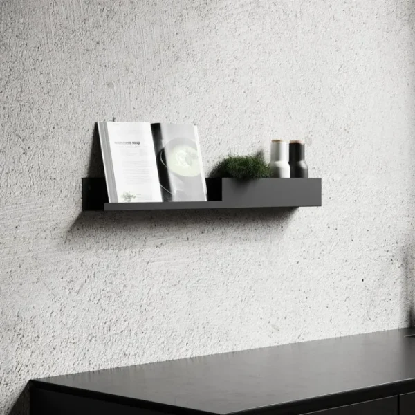 Nichba Regale-Shelf U40 Wandregal, Schwarz