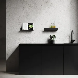 Nichba Regale-Shelf U40 Wandregal, Schwarz
