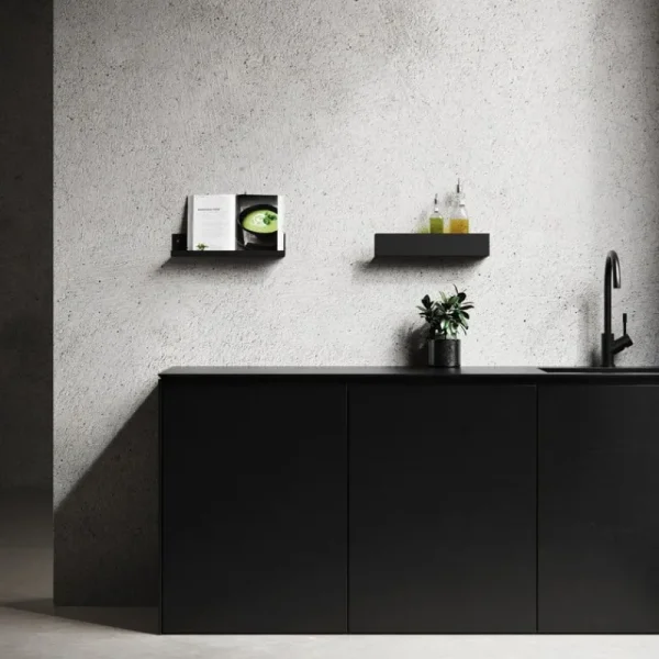 Nichba Regale-Shelf U40 Wandregal, Schwarz