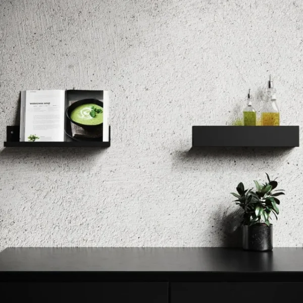 Nichba Regale-Shelf U40 Wandregal, Schwarz