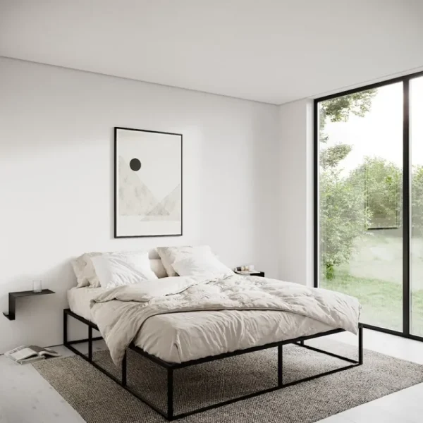 Nichba Regale | Tische-Shelve02 Wandregal, links, Schwarz