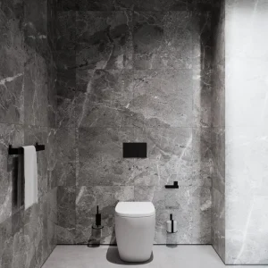 Nichba Badezimmeraccessoires^Toilettenbürste, weiß