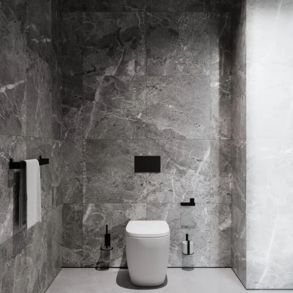 Nichba Badezimmeraccessoires^Toilettenbürste, weiß