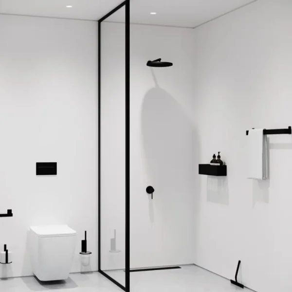 Nichba Badezimmeraccessoires^Toilettenbürste, weiß