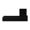 Nichba Badezimmeraccessoires^Toilettenpapierhalter, Schwarz