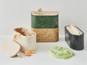 Niimaar Papierkörbe & Recycling-behälter | Abfalleimer^Biowaste Box, Birke