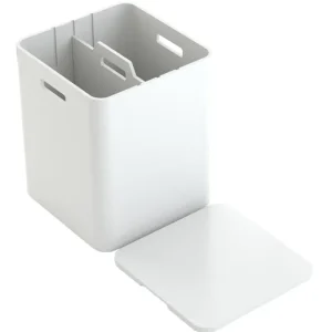 Niimaar Papierkörbe & Recycling-behälter | Abfalleimer^Ecomini Forever Bin Recyclingstation, Weiß