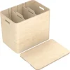 Niimaar Papierkörbe & Recycling-behälter | Abfalleimer^Ecosmol Forever Bin Recyclingstation, Birke