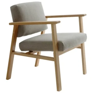 Artek Sitzgelegenheiten-Nikari Archetyp Lobby Sessel, Eiche - grau Steelcut Trio 616