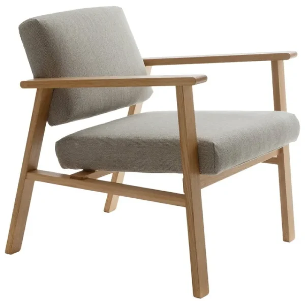 Artek Sitzgelegenheiten-Nikari Archetyp Sessel, Eiche - grau, Steelcut Trio 616